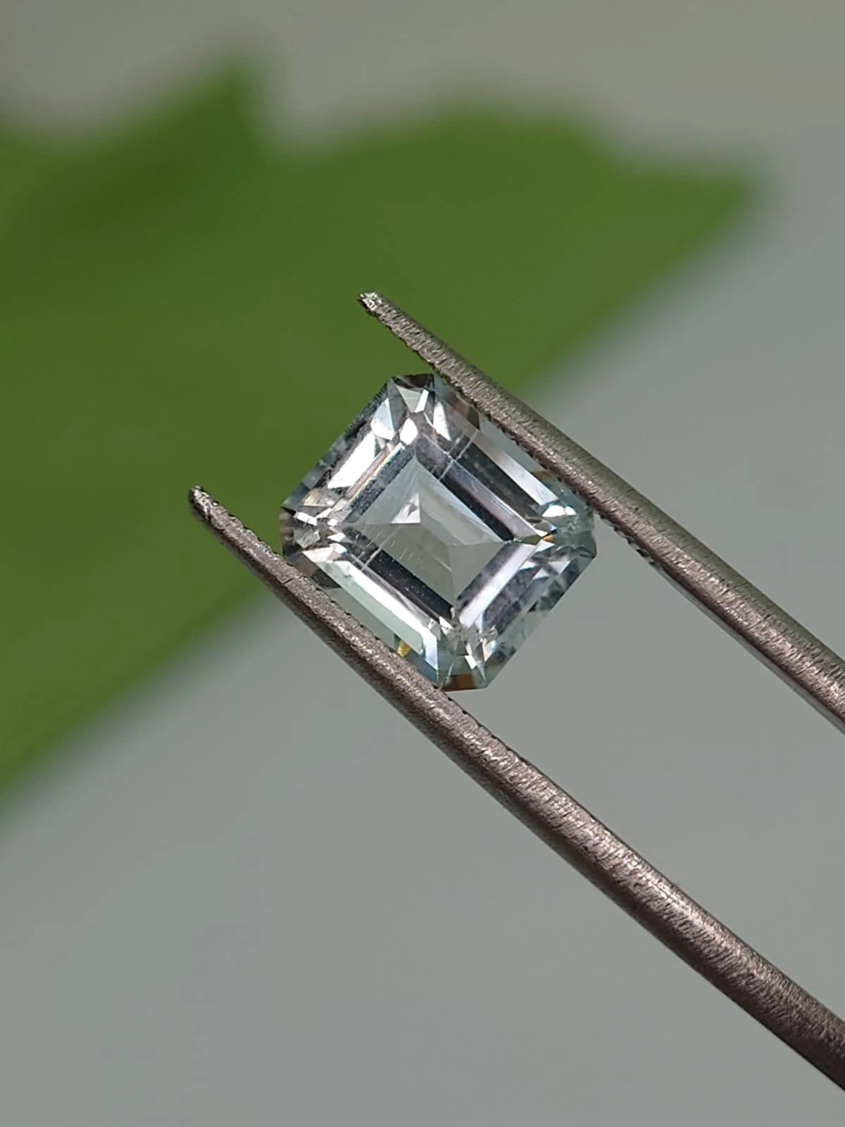 2.4ct Emerald Faceted Natural Aquamarine from Nigeria — view 2